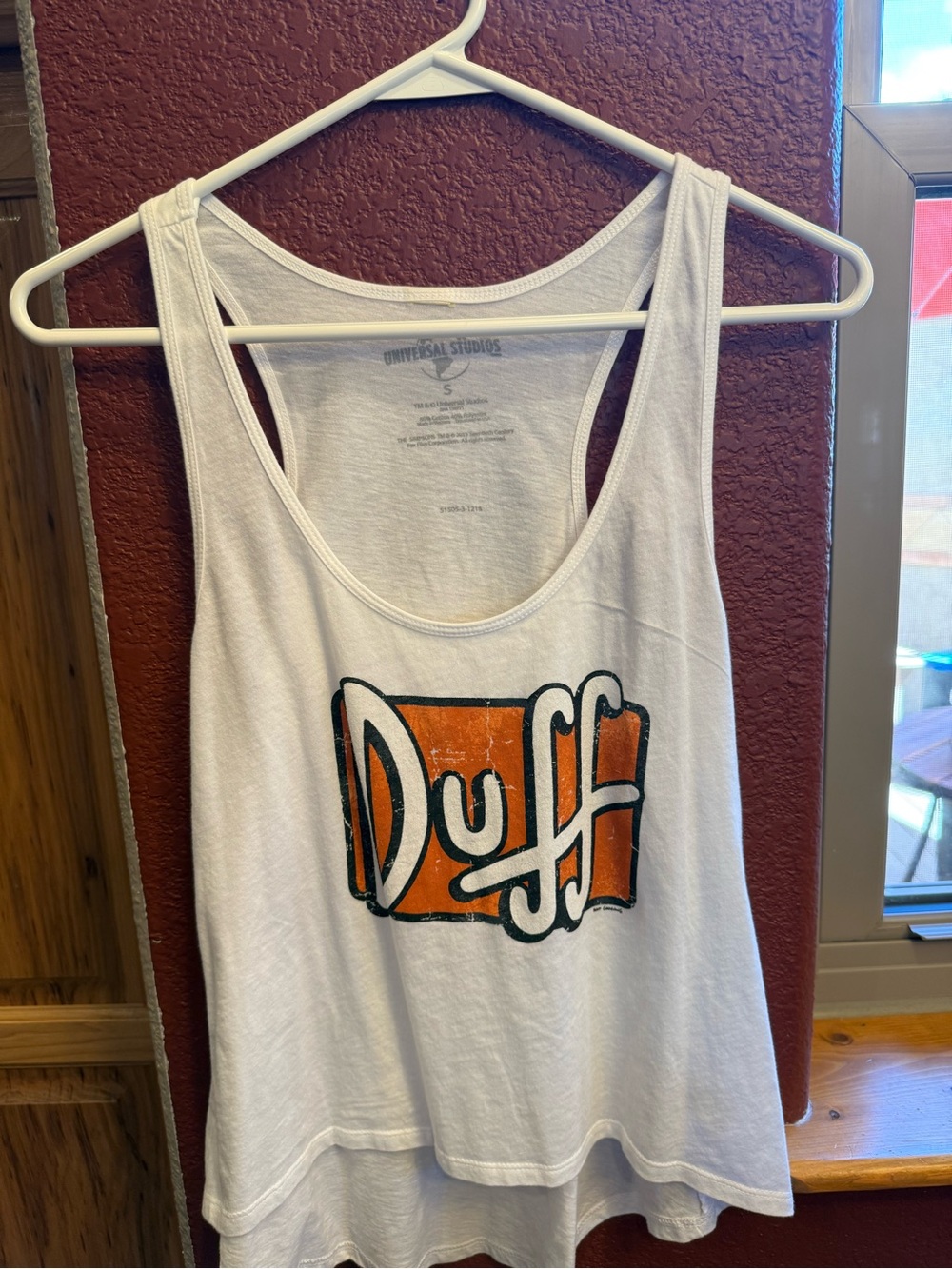 Duff White Tank Top